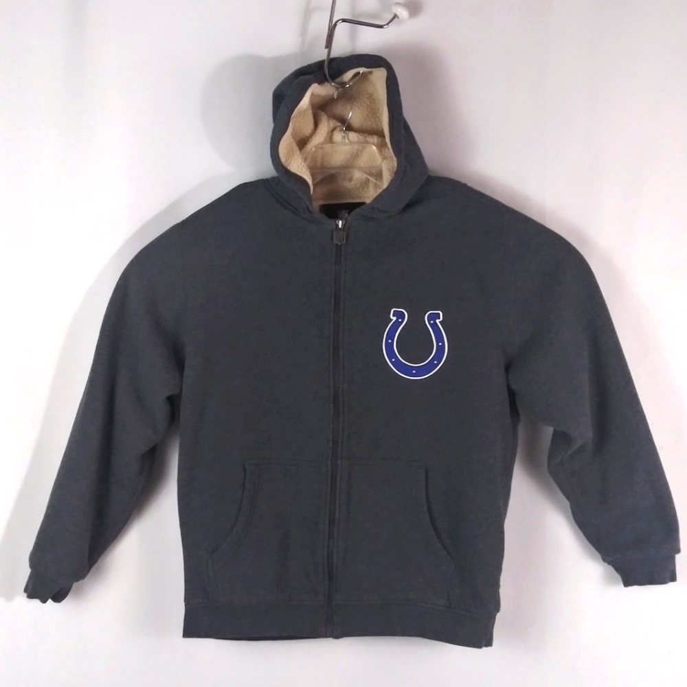 Pro Line Indianapolis colts Sherpa jacket men size Medium